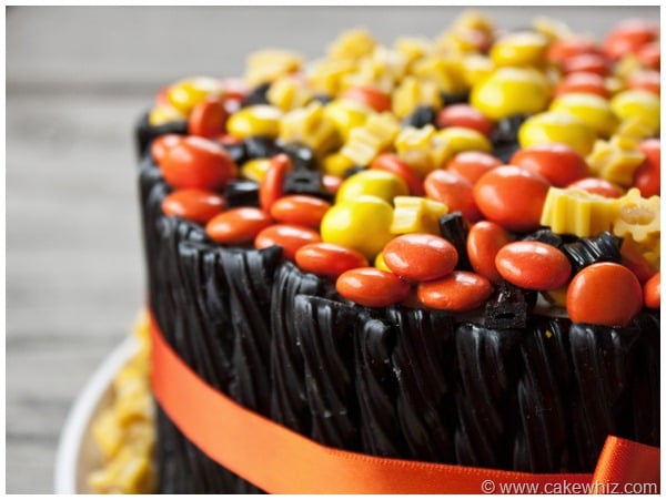 Halloween Cake Twizzler Cake Cakewhiz 